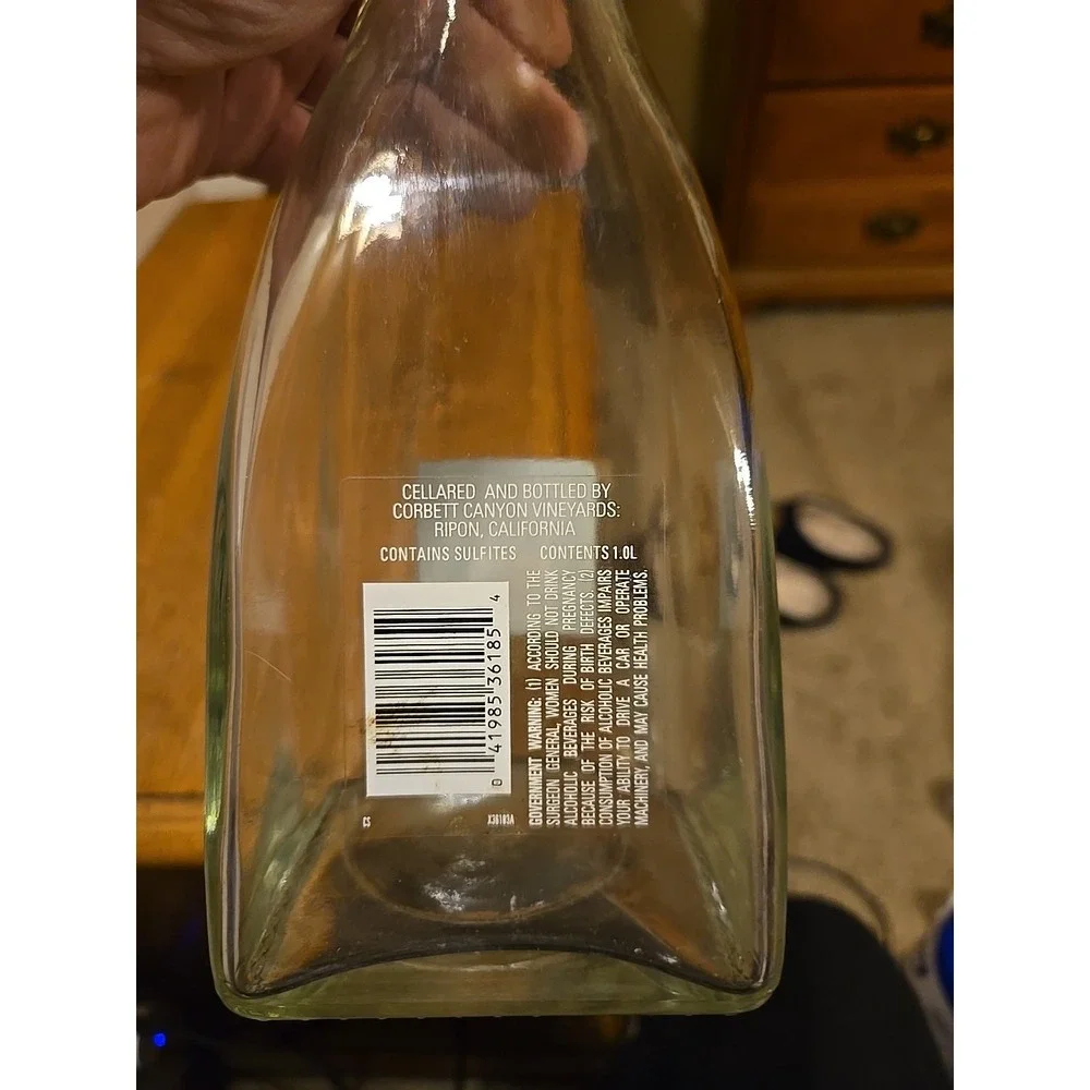 Vintage Corbett Canyon glass‎ wine carafe